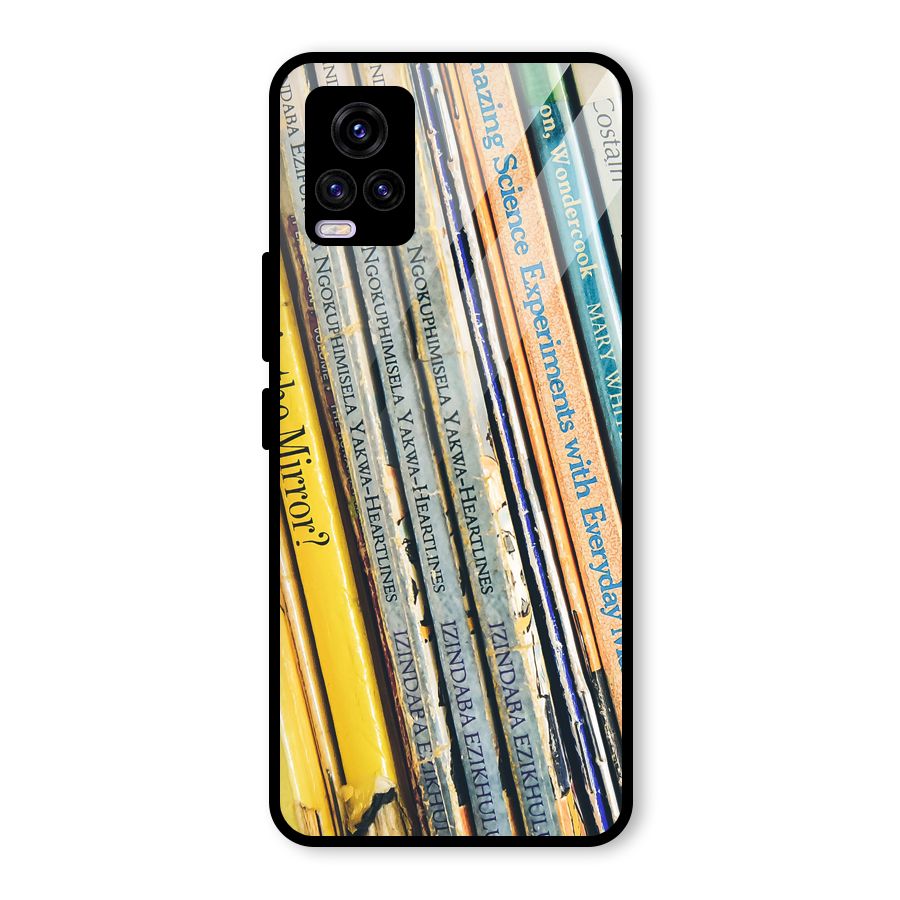 In Love with Books Glass Back Case for Vivo V20 2021