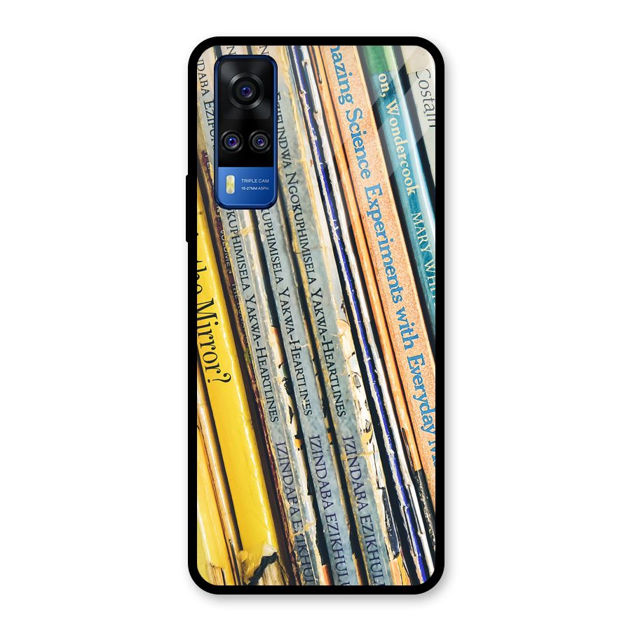In Love with Books Glass Back Case for Vivo Y31