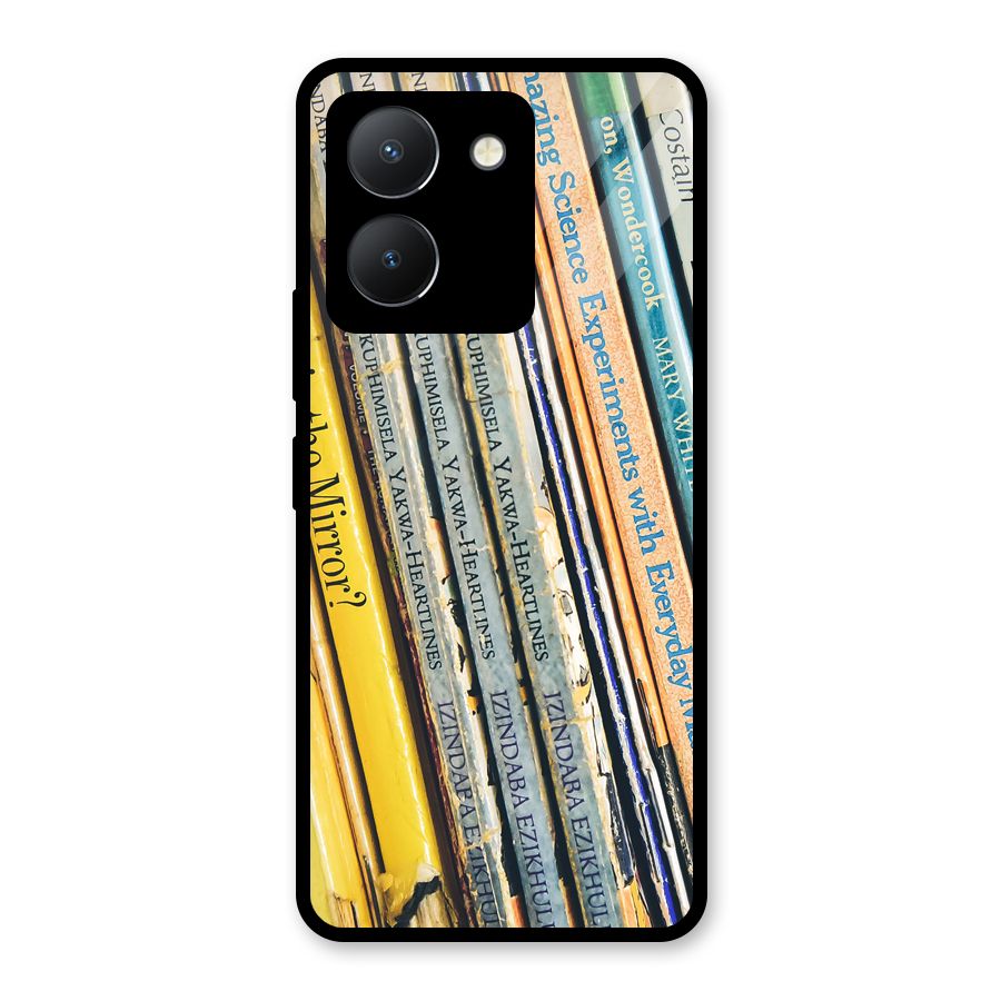 In Love with Books Glass Back Case for Vivo Y36