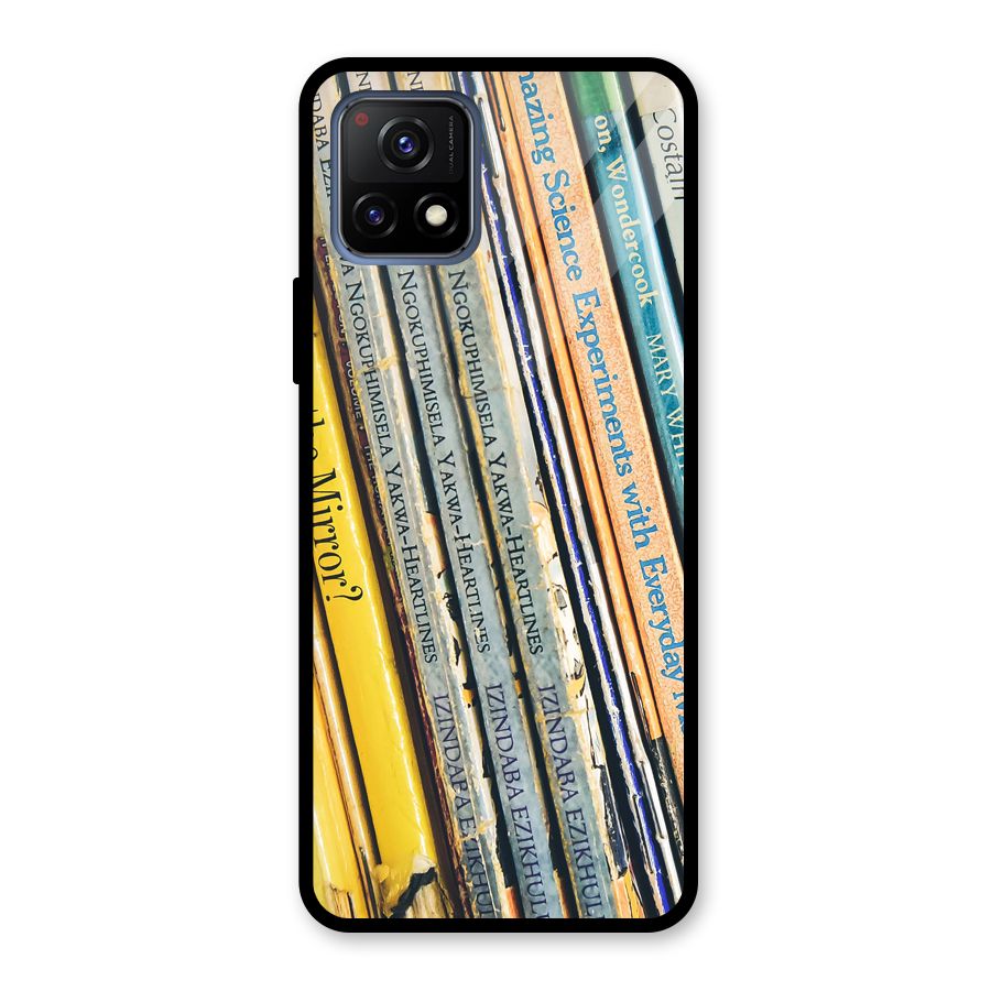 In Love with Books Glass Back Case for Vivo Y72 5G