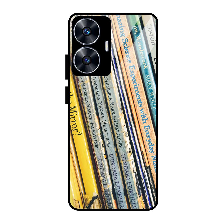 In Love with Books Glass Back Case for realme C55