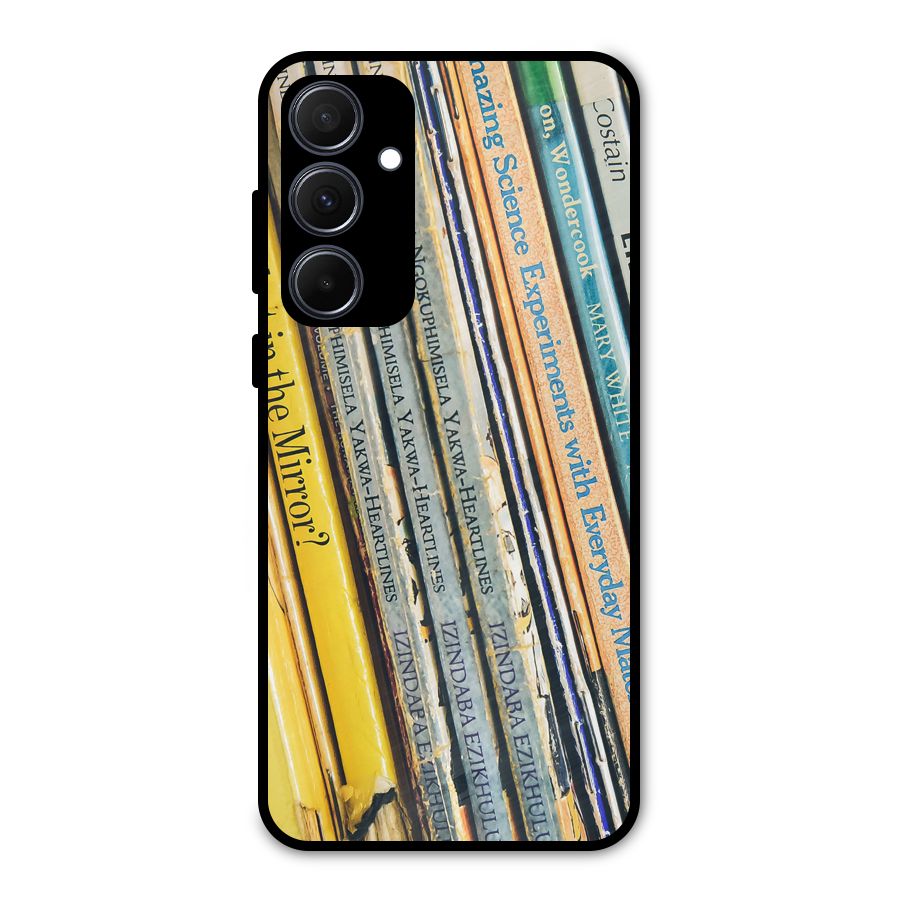 In Love with Books Metal Back Case for Galaxy A35