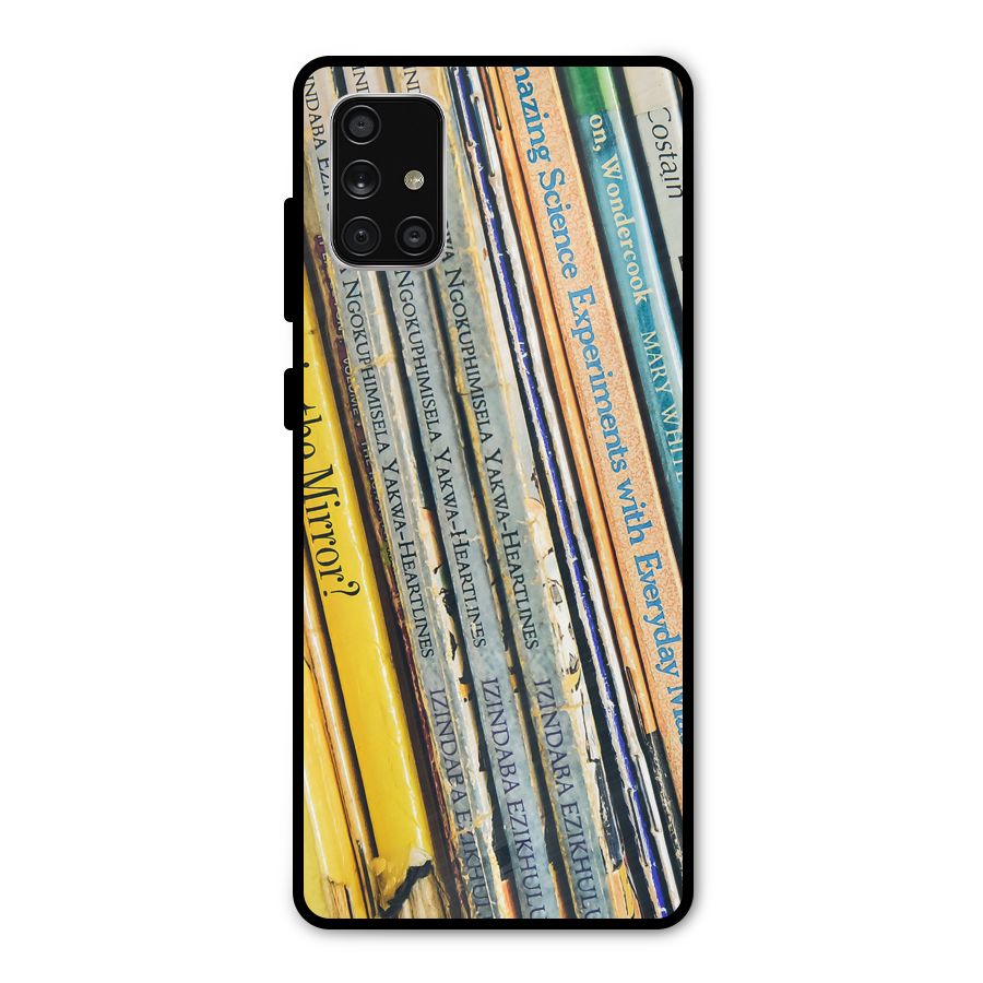 In Love with Books Metal Back Case for Galaxy A71