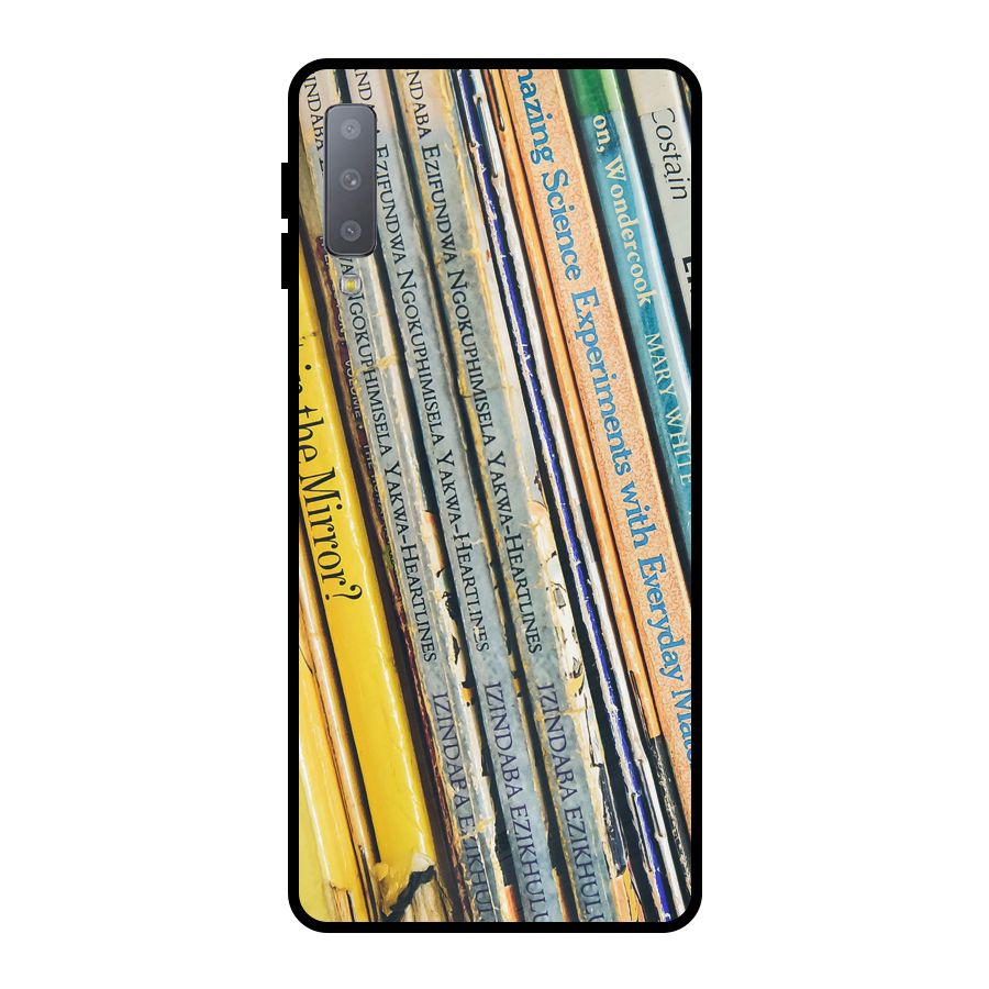 In Love with Books Metal Back Case for Galaxy A7 (2018)