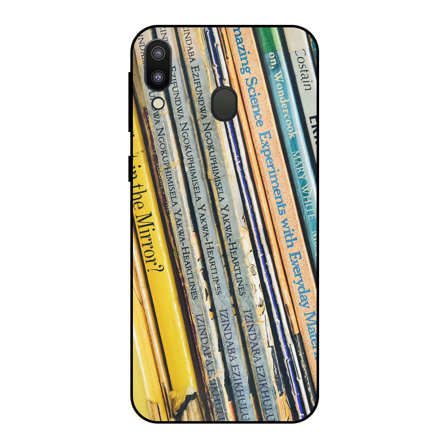 In Love with Books Metal Back Case for Galaxy M20