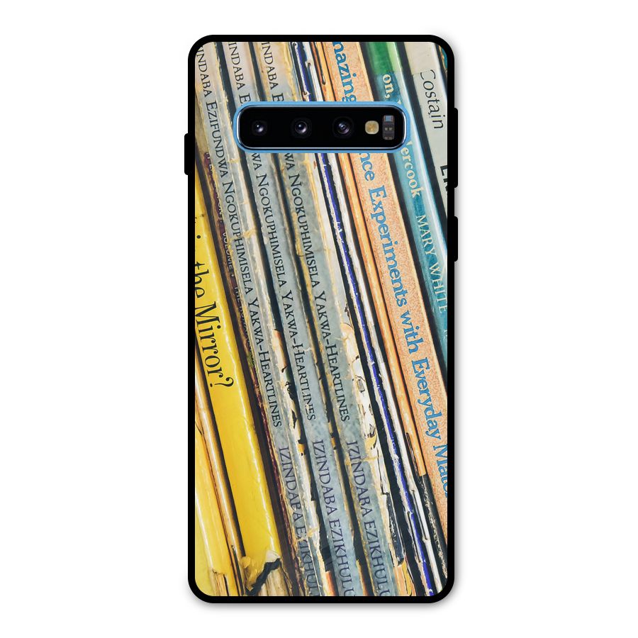 In Love with Books Metal Back Case for Galaxy S10
