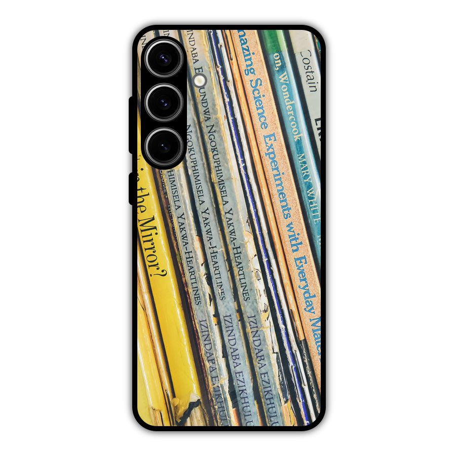 In Love with Books Metal Back Case for Galaxy S24 Plus