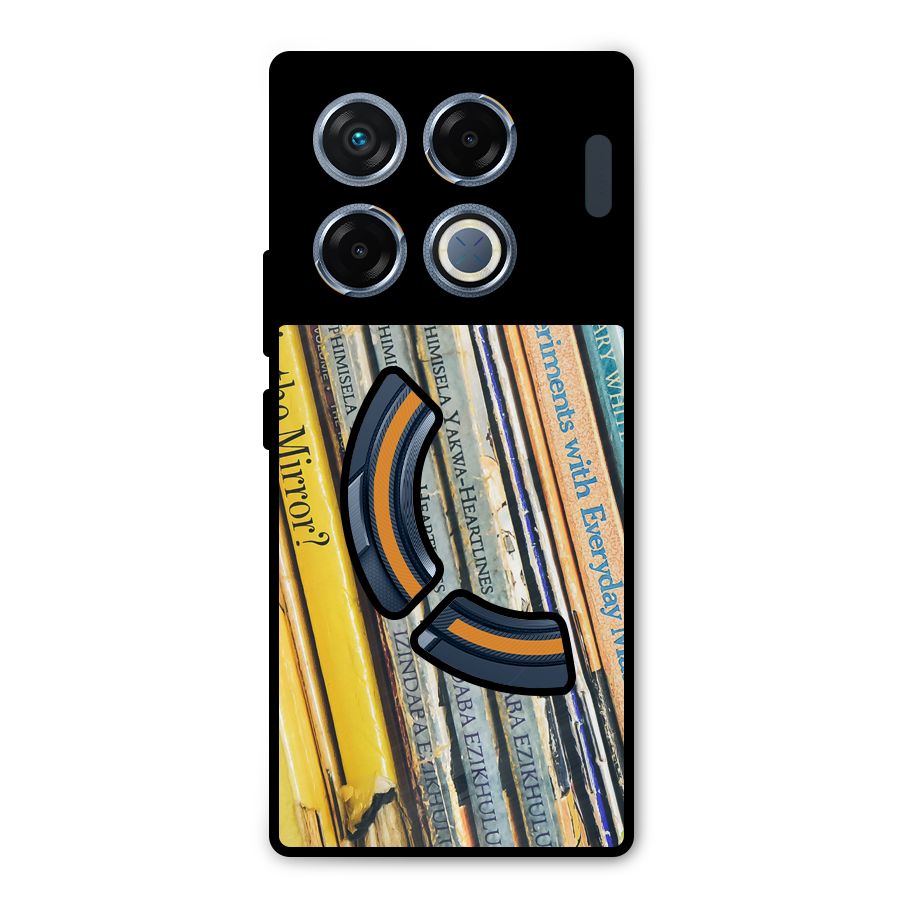In Love with Books Metal Back Case for Infinix GT 20 Pro