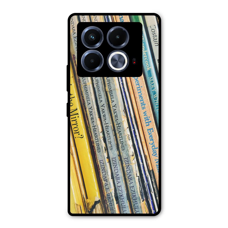 In Love with Books Metal Back Case for Infinix Note 40 5G