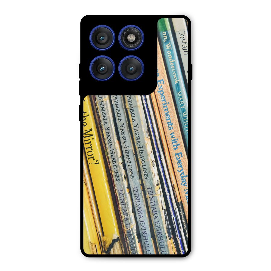 In Love with Books Metal Back Case for Motorola Edge 60 Pro