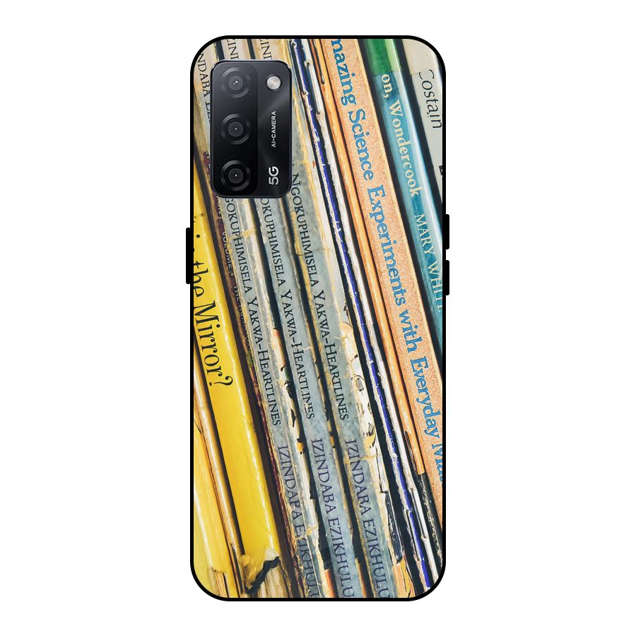 In Love with Books Metal Back Case for Oppo A53s 5G