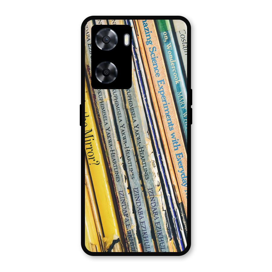In Love with Books Metal Back Case for Oppo A57 2022