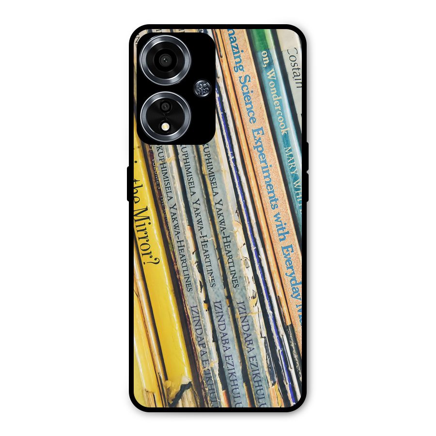 In Love with Books Metal Back Case for Oppo A59
