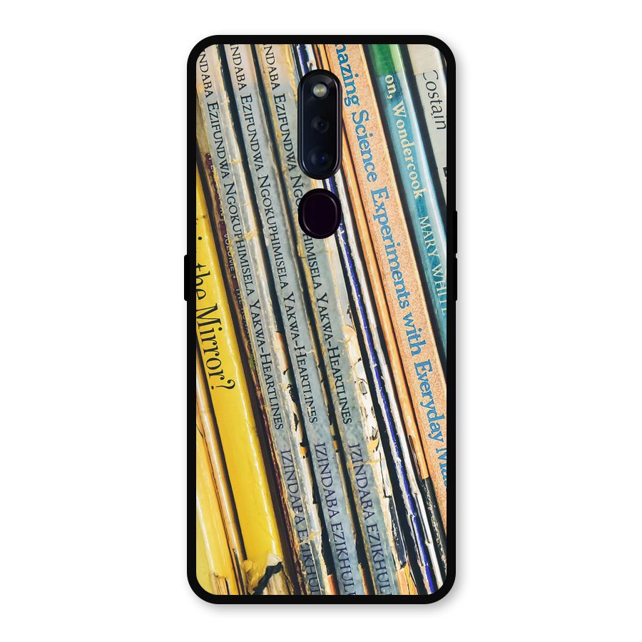 In Love with Books Metal Back Case for Oppo F11 Pro