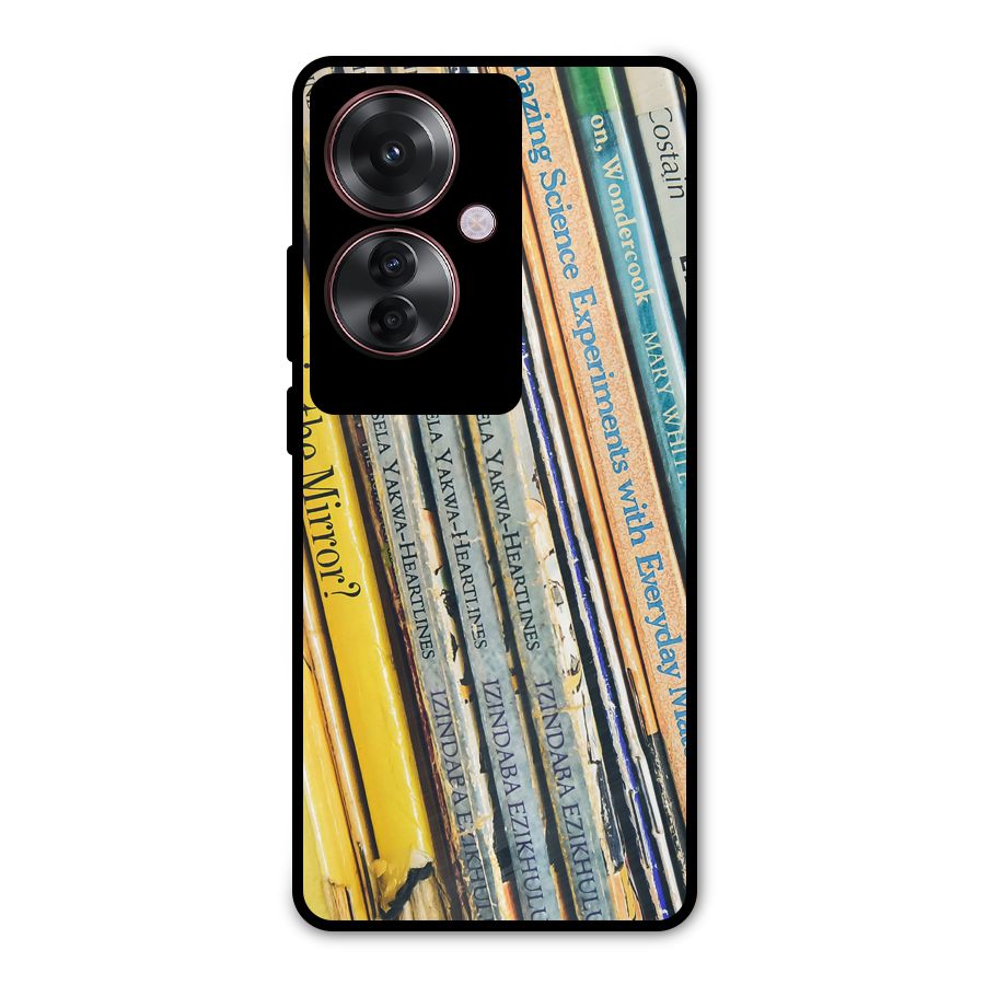 In Love with Books Metal Back Case for Oppo F25 Pro