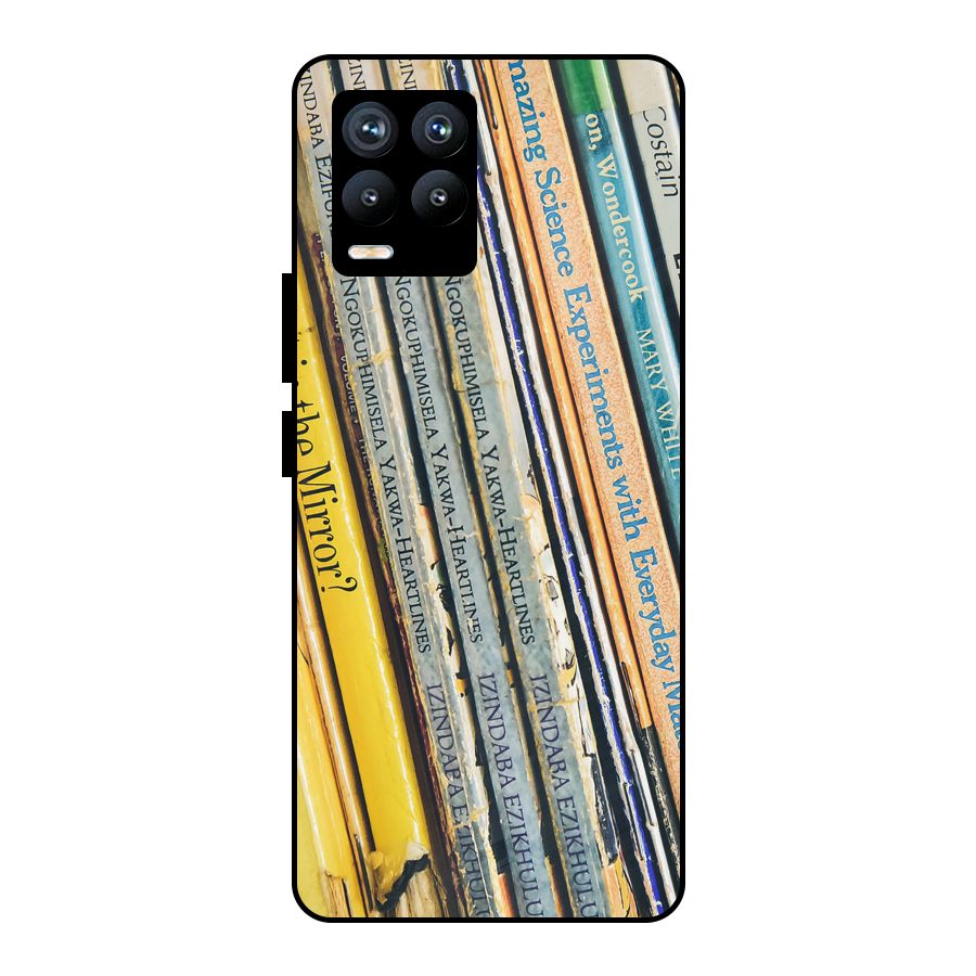 In Love with Books Metal Back Case for Realme 8 Pro