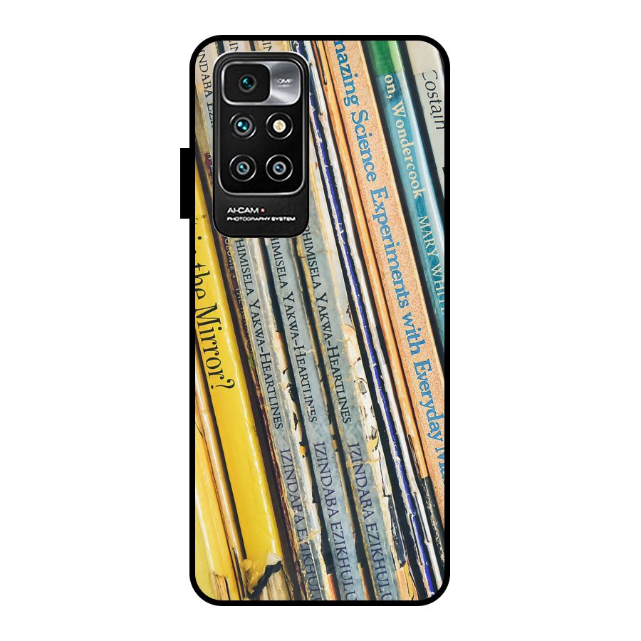 In Love with Books Metal Back Case for Redmi 10 Prime