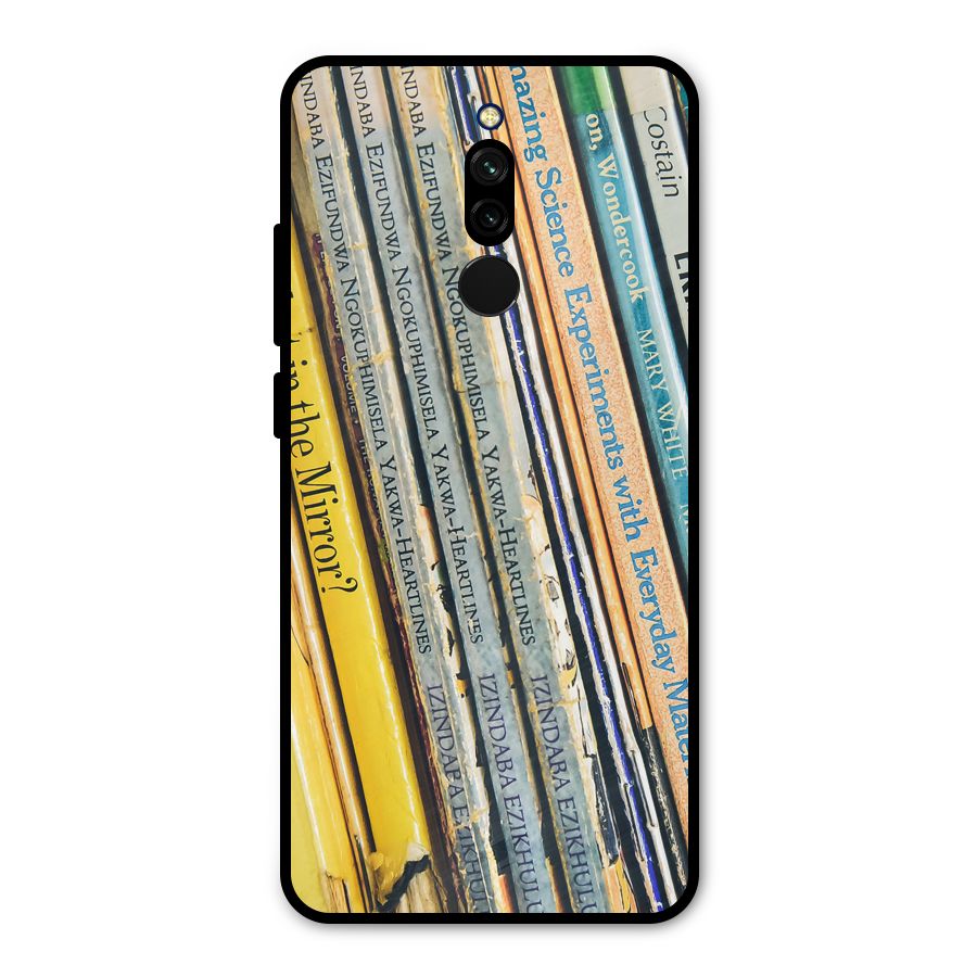 In Love with Books Metal Back Case for Redmi 8