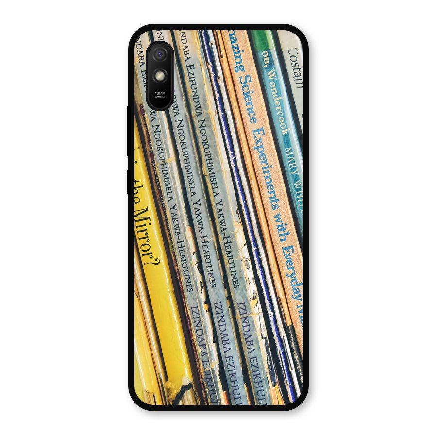 In Love with Books Metal Back Case for Redmi 9a