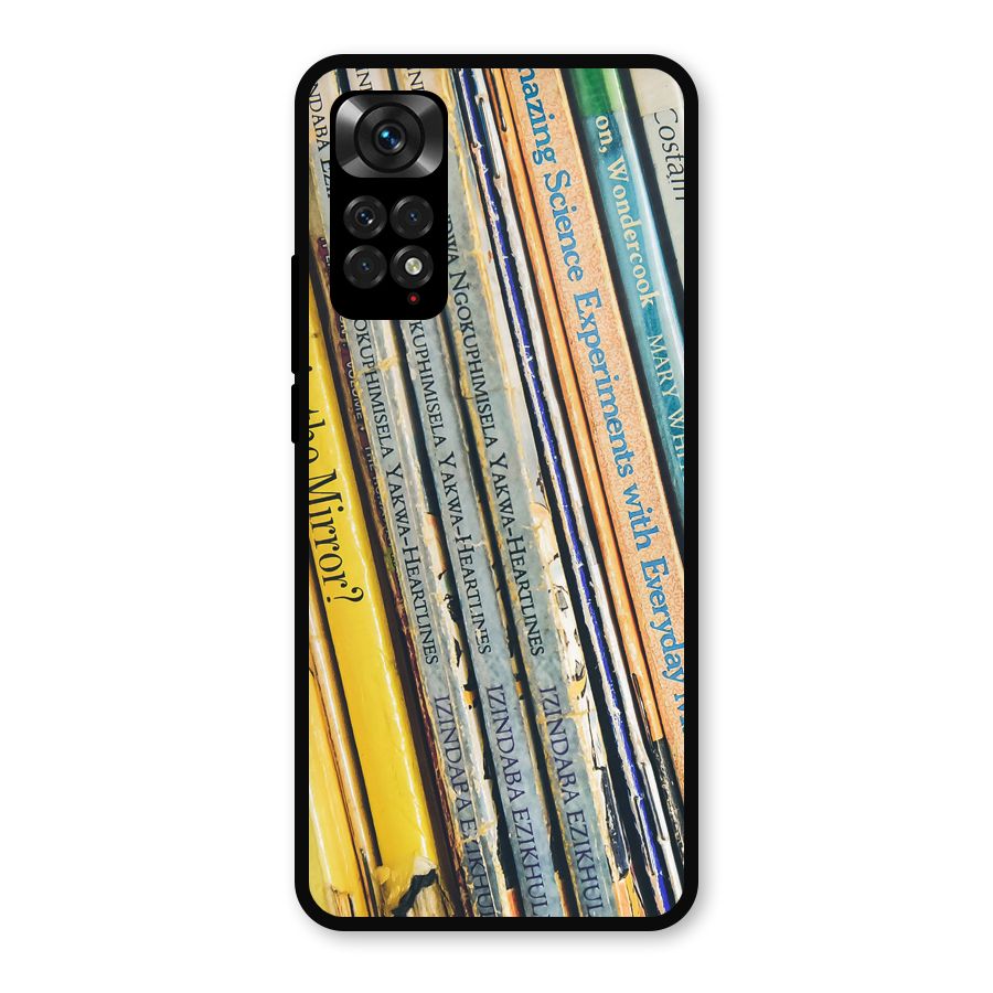 In Love with Books Metal Back Case for Redmi Note 11