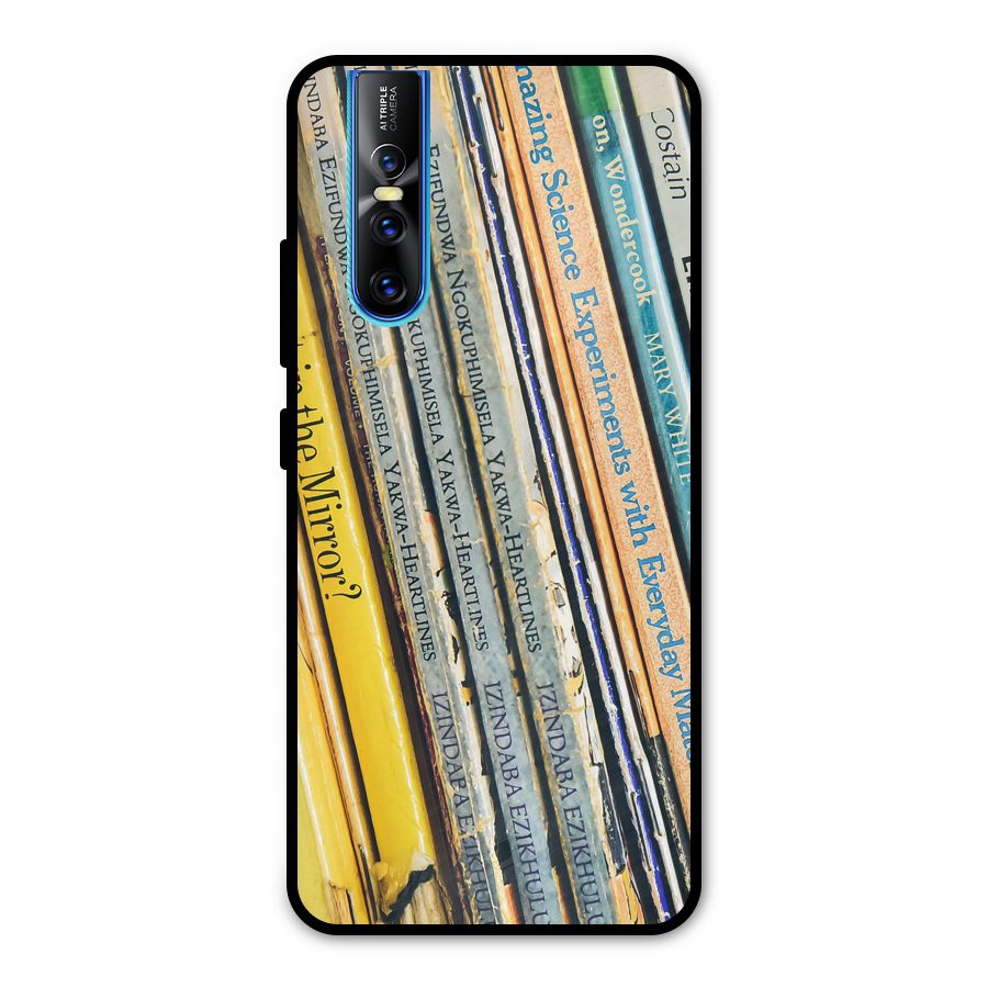 In Love with Books Metal Back Case for Vivo V15 Pro