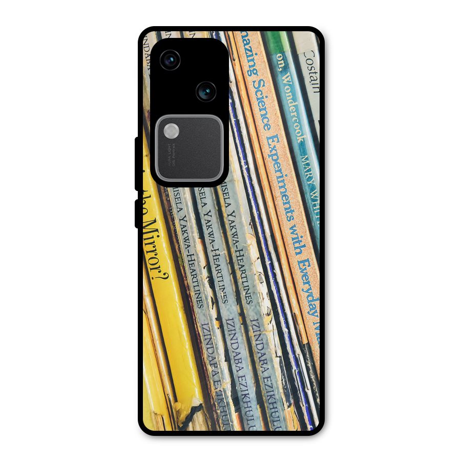 In Love with Books Metal Back Case for Vivo V30