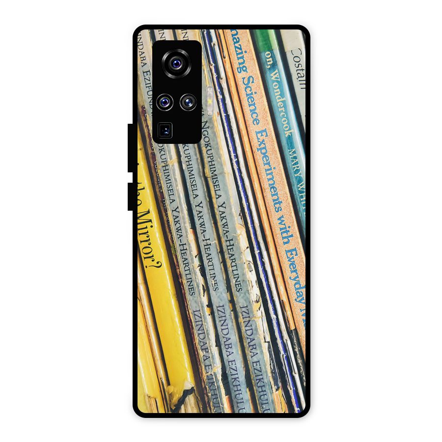 In Love with Books Metal Back Case for Vivo X50 Pro
