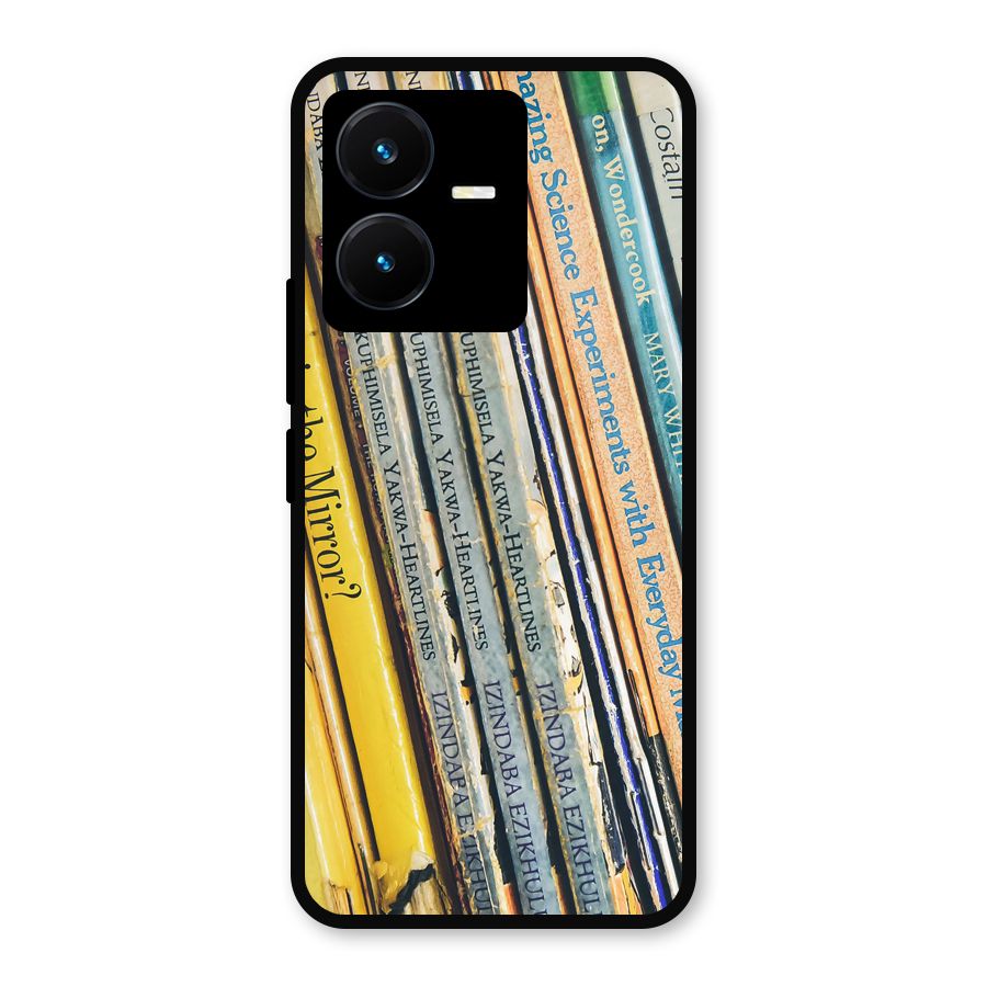 In Love with Books Metal Back Case for Vivo Y22s