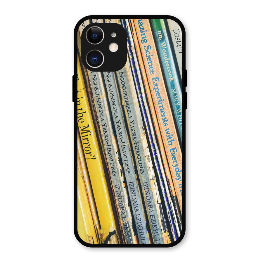 In Love with Books Metal Back Case for iPhone 12