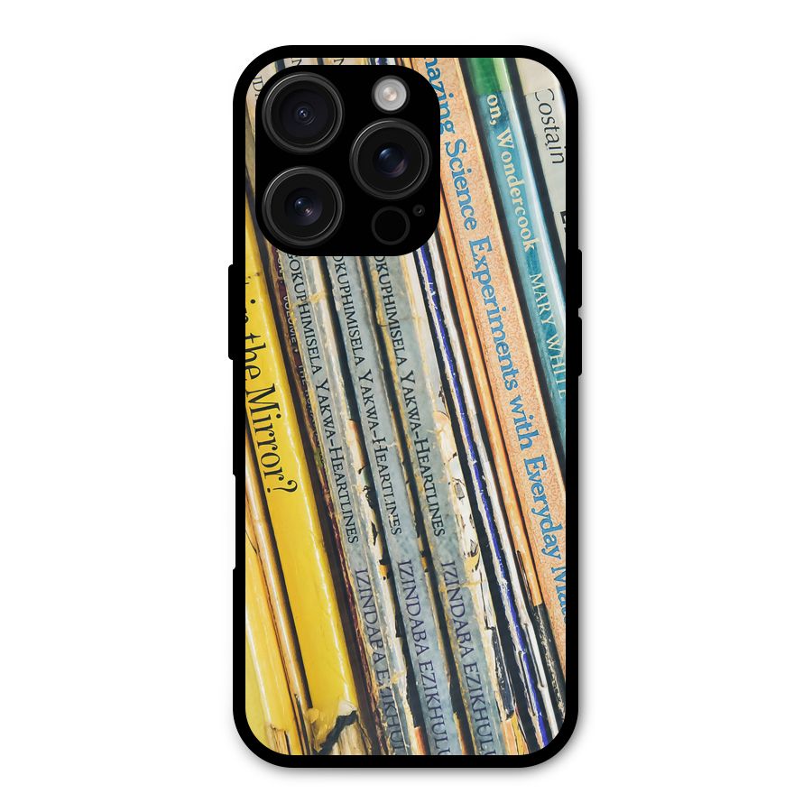 In Love with Books Metal Back Case for iPhone 16 Pro