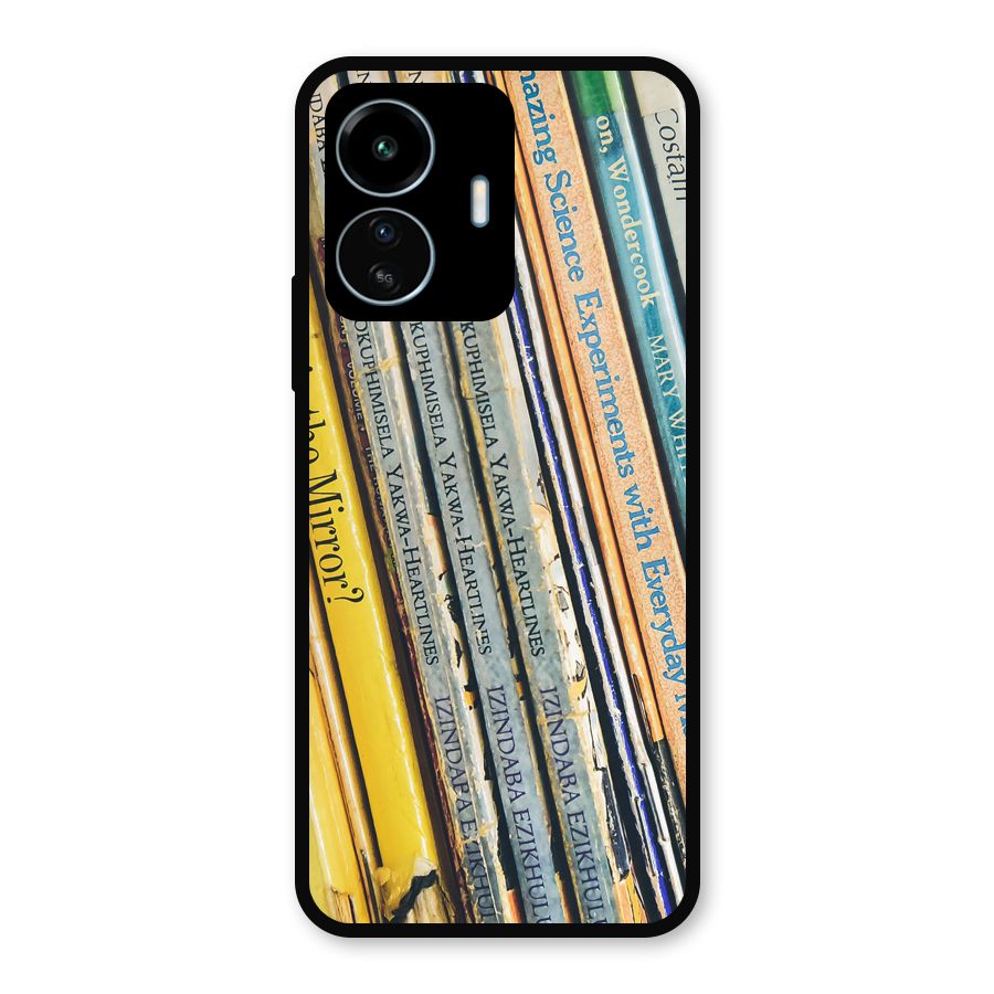 In Love with Books Metal Back Case for vivo iQOO Z6 Lite 5G