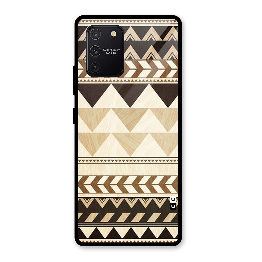 Indie Pattern Work Glass Back Case for Galaxy S10 Lite