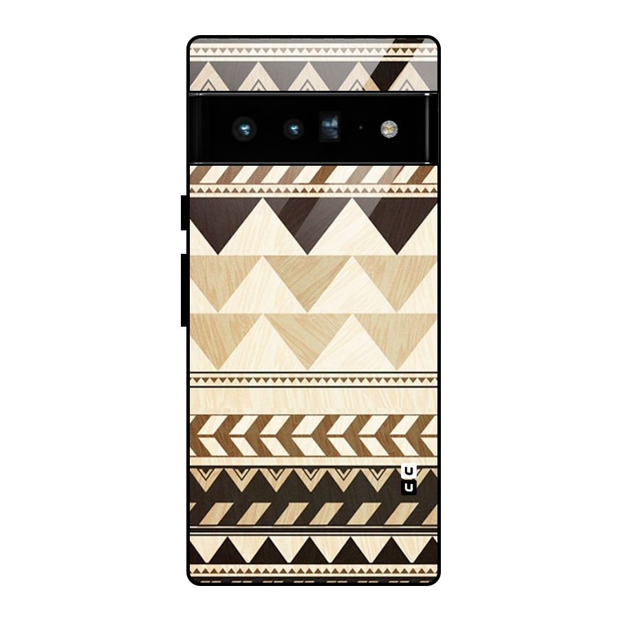 Indie Pattern Work Glass Back Case for Google Pixel 6 Pro
