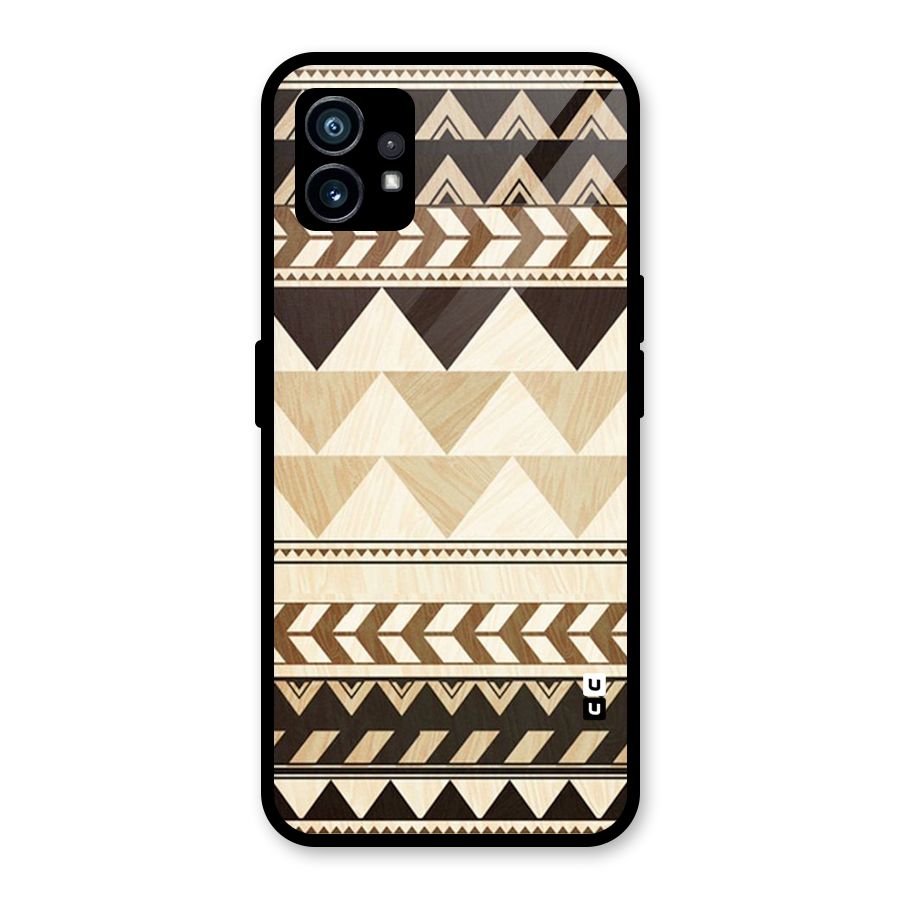 Indie Pattern Work Glass Back Case for Nothing Phone 1