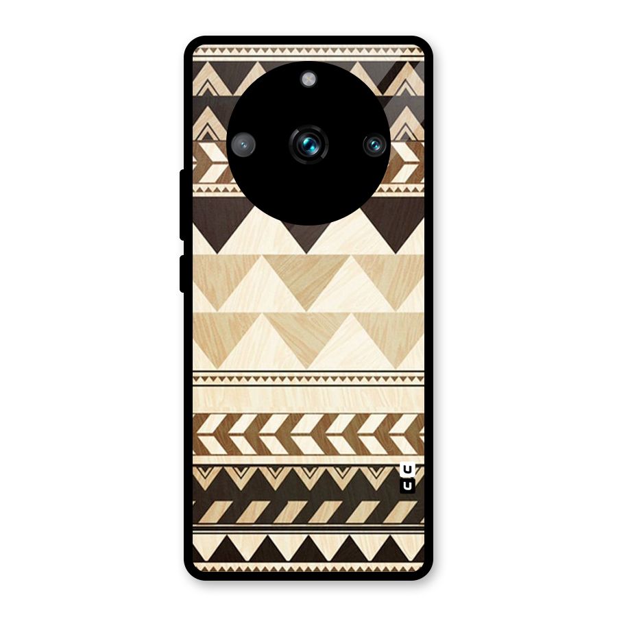 Indie Pattern Work Glass Back Case for Realme Narzo 60 Pro