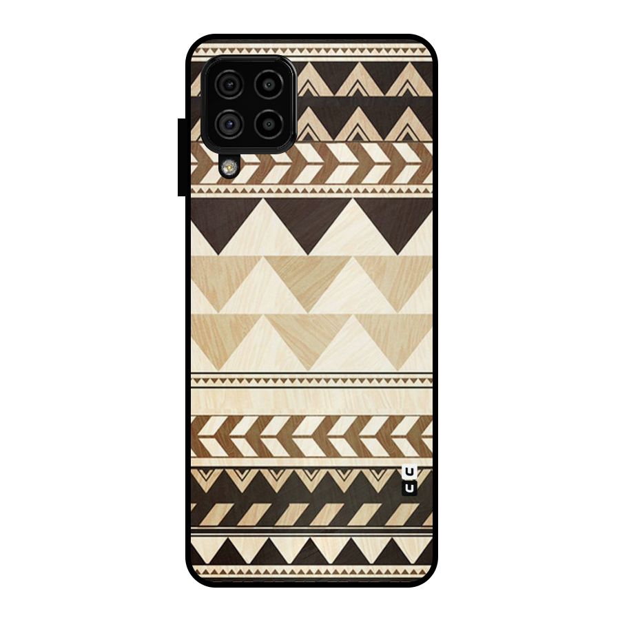 Indie Pattern Work Metal Back Case for Galaxy A22 4G