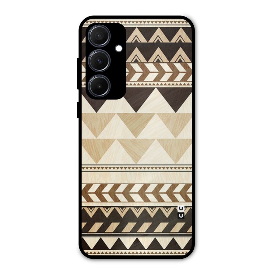 Indie Pattern Work Metal Back Case for Galaxy A35