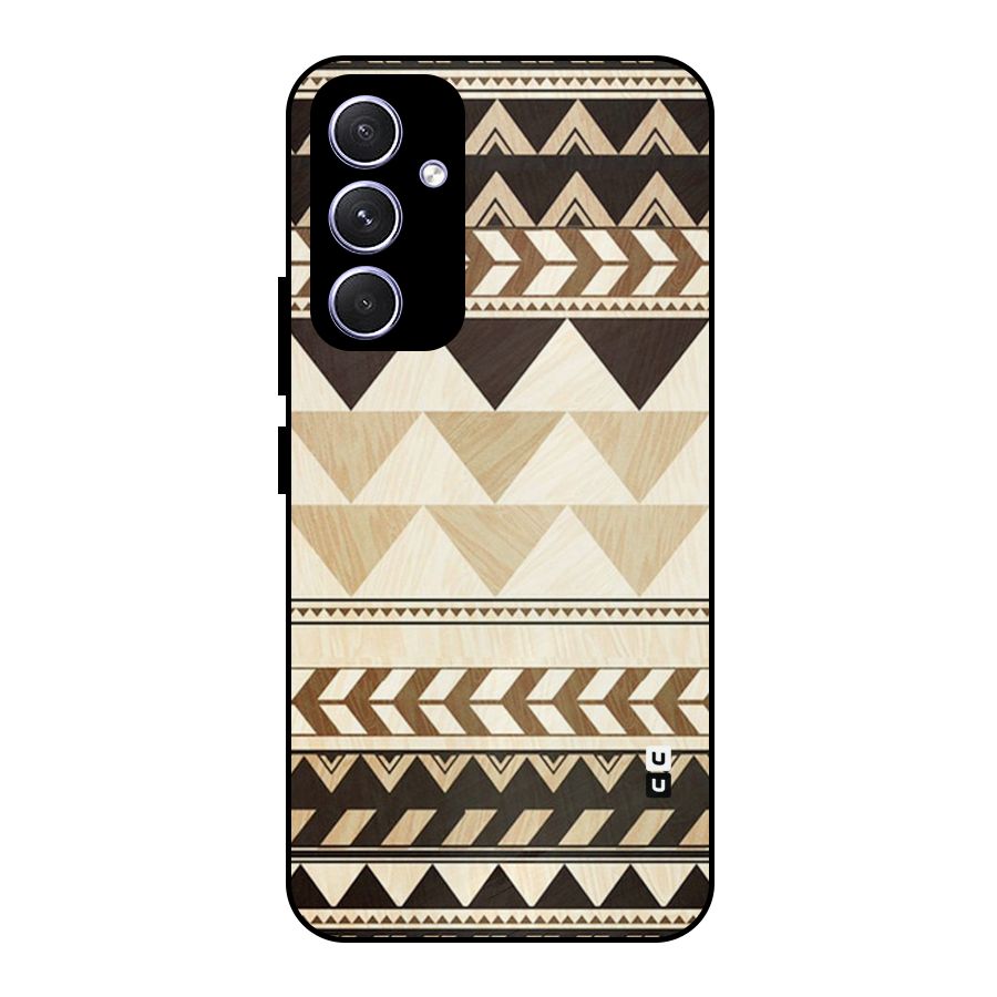 Indie Pattern Work Metal Back Case for Galaxy A54