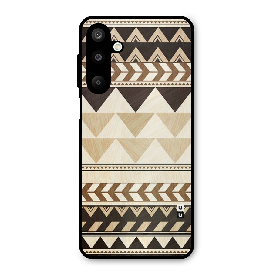 Indie Pattern Work Metal Back Case for Galaxy M16