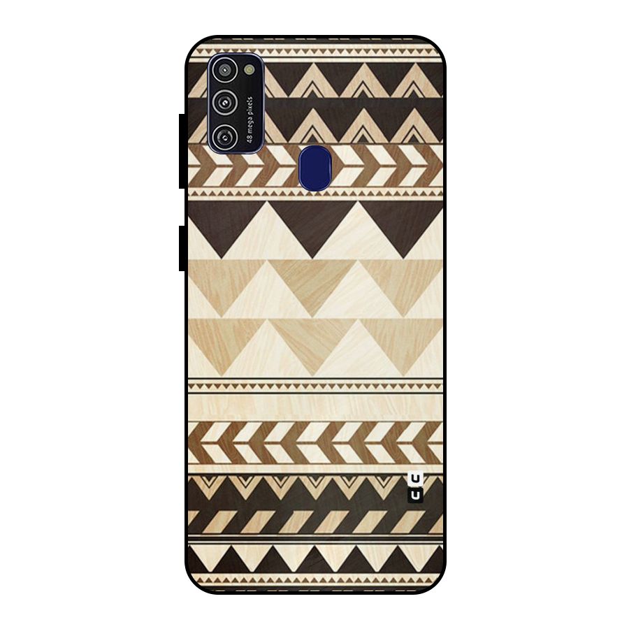 Indie Pattern Work Metal Back Case for Galaxy M30s