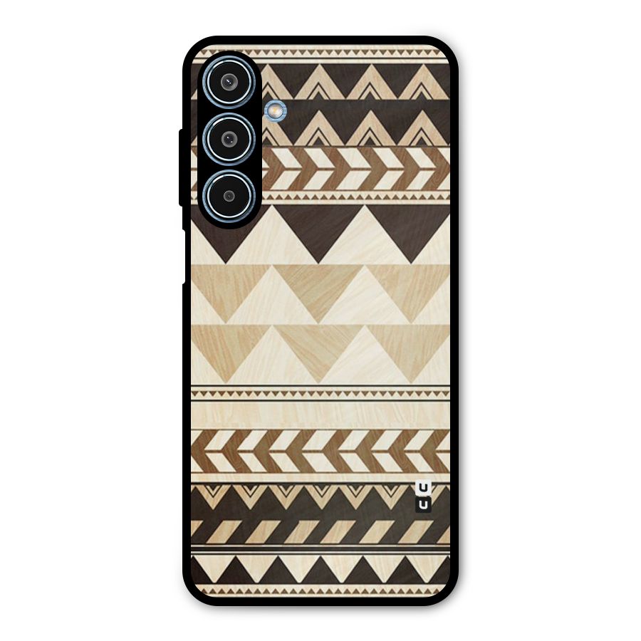 Indie Pattern Work Metal Back Case for Galaxy M35