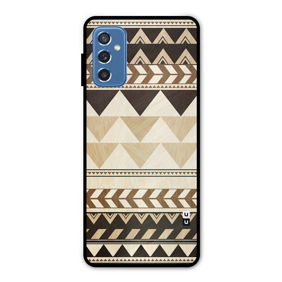 Indie Pattern Work Metal Back Case for Galaxy M52 5G