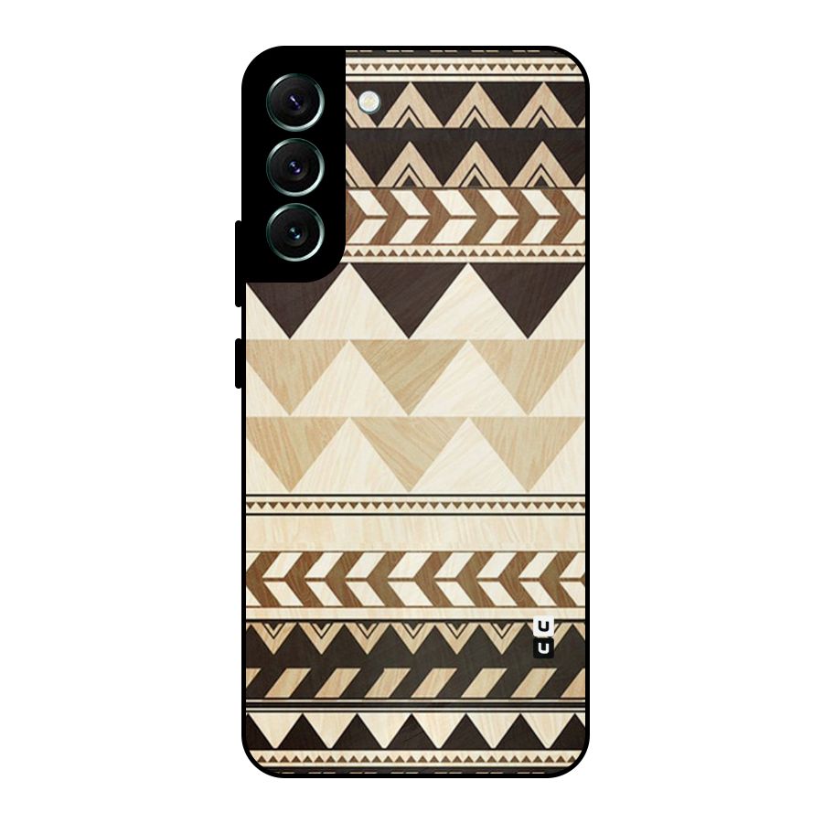 Indie Pattern Work Metal Back Case for Galaxy S22 Plus 5G