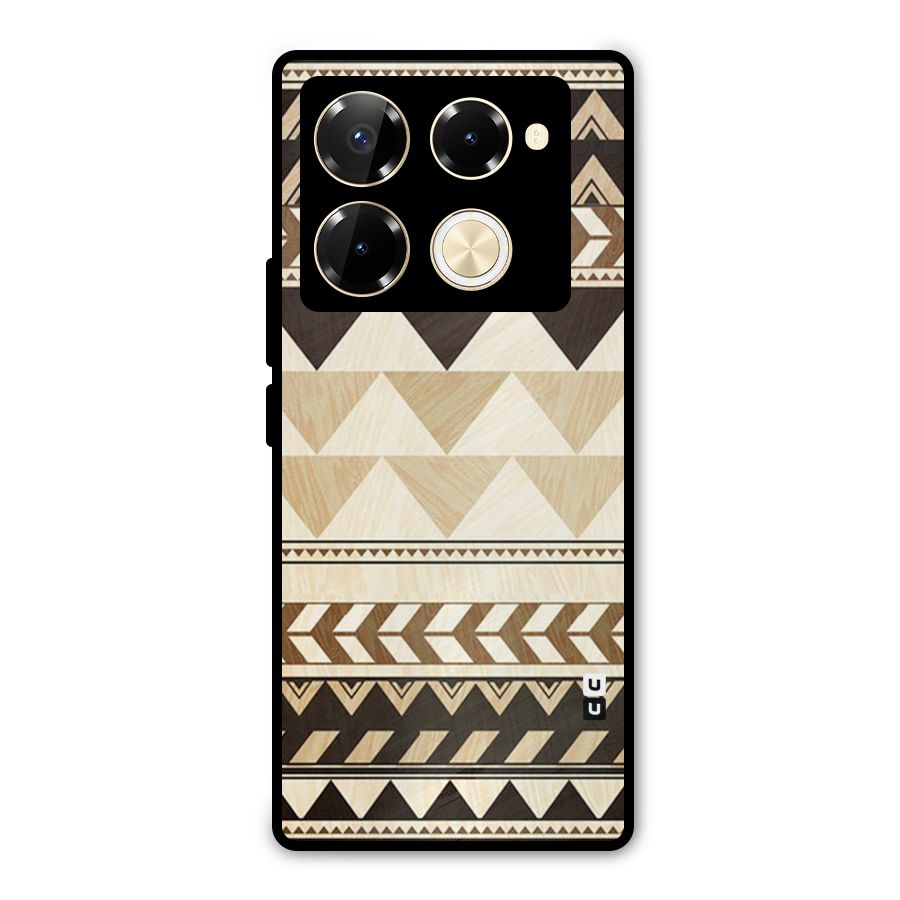 Indie Pattern Work Metal Back Case for Infinix Note 40 Pro