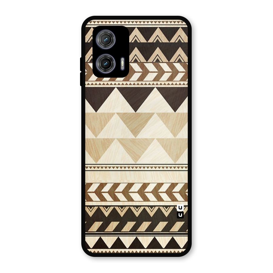 Indie Pattern Work Metal Back Case for Moto G73