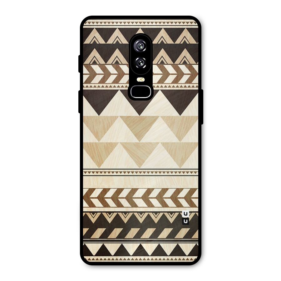 Indie Pattern Work Metal Back Case for OnePlus 6