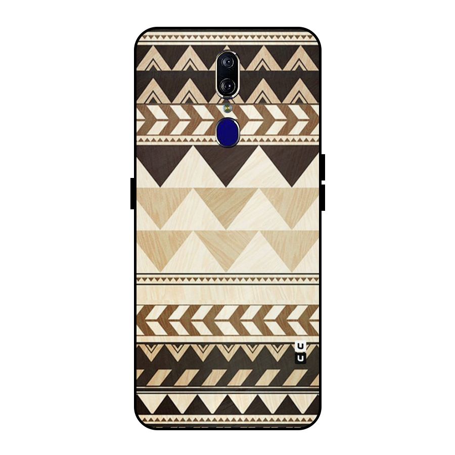 Indie Pattern Work Metal Back Case for Oppo F11