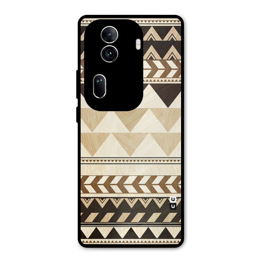 Indie Pattern Work Metal Back Case for Oppo Reno11 Pro 5G