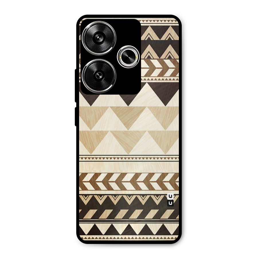 Indie Pattern Work Metal Back Case for Poco F6