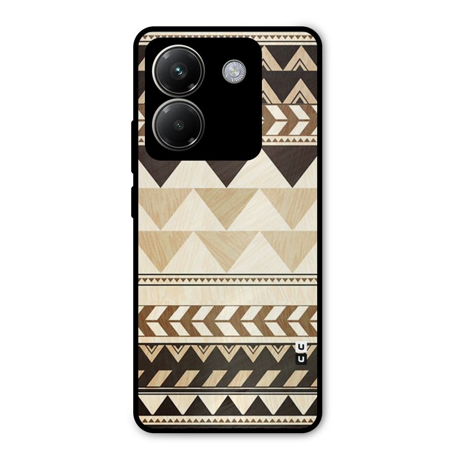Indie Pattern Work Metal Back Case for Poco M7 Pro 5G